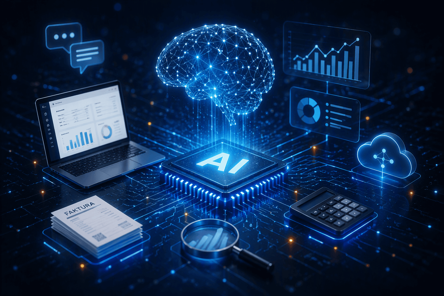 <p style="text-align:center;"><span style="font-family:Arial, Helvetica, sans-serif;font-size:22px;"><strong>AI w systemach Comarch ERP. Co sztuczna inteligencja może zmienić w codziennej pracy firmy?</strong></span><span style="font-family:"Times New Roman",serif;"><strong><o:p></o:p></strong></span></p>
