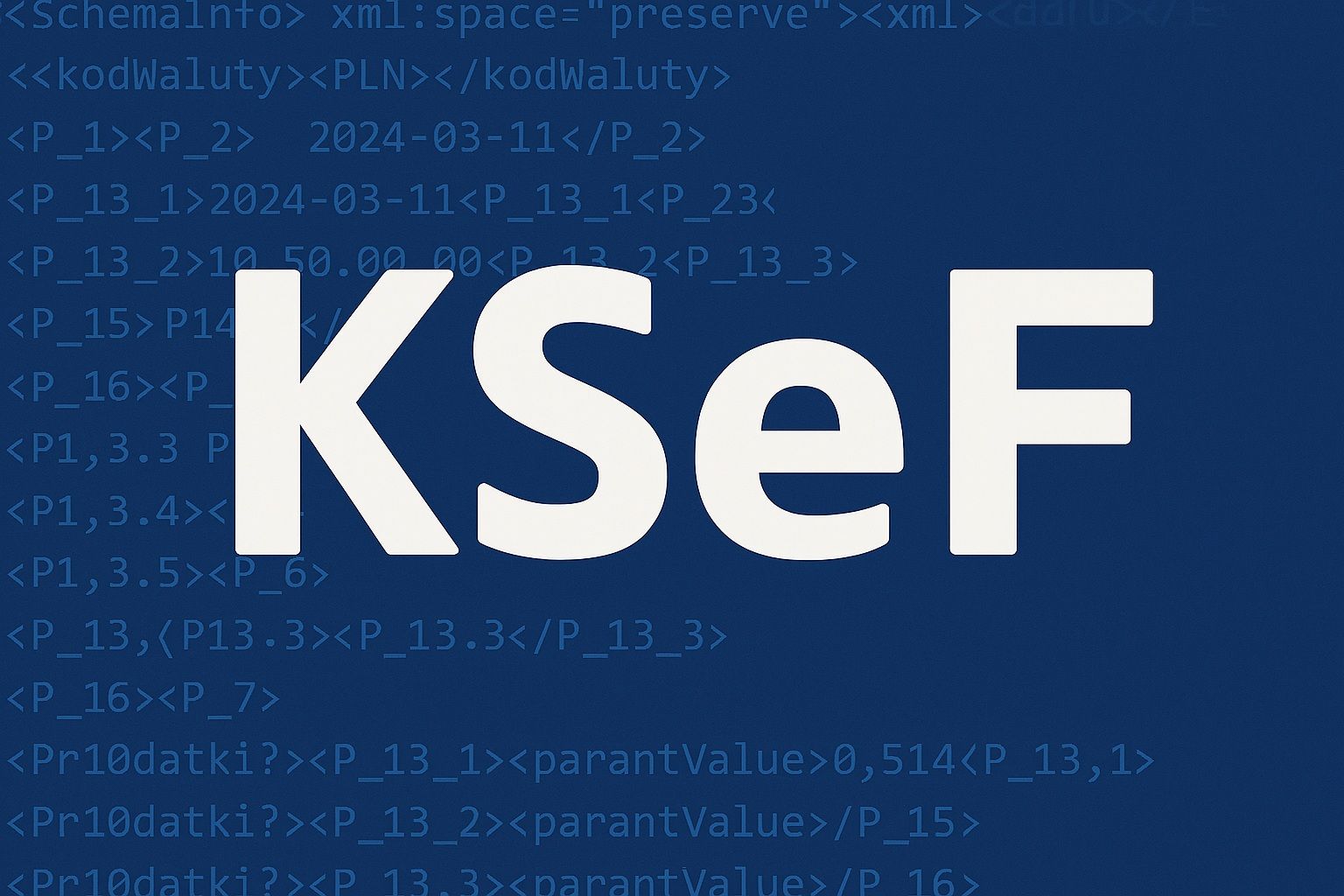 <p style="text-align:center;"><span style="color:#eeeeee;font-size:22px;">KSeF</span><br><span style="color:#eeeeee;font-size:22px;">Wszystko co powinieneś wiedzieć</span></p>